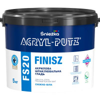 Sniezka Acryl-Putz Finish 5 кг фінішна акрилова шпаклівка