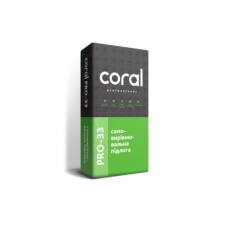 Coral Pro - 33 підлога, що самовирівнюється 25 кг 3-15 мм