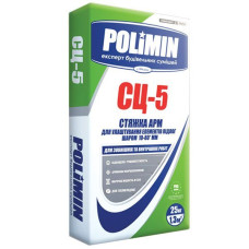 Polimin СЦ-5 10-80мм 25кг стяжка цементна армована
