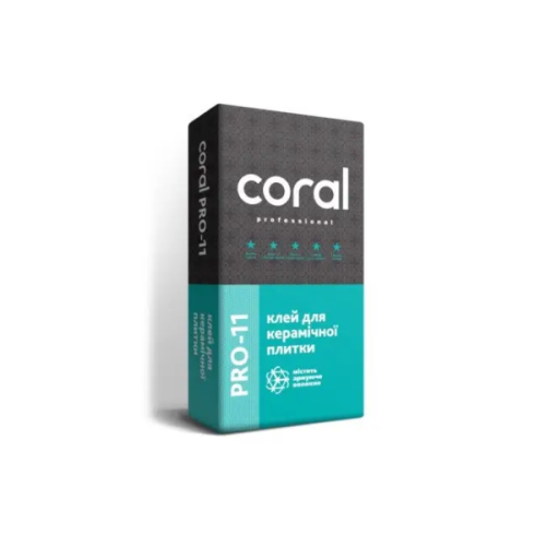 Coral PRO - 11 клей для плитки універсальний 25 кг