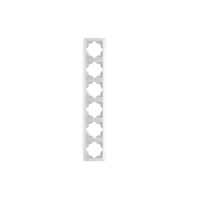 Рамка VIKO Carmen 6-я вертикальная белая 90571006